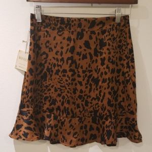 Forever 21 Leopard Print Skirt